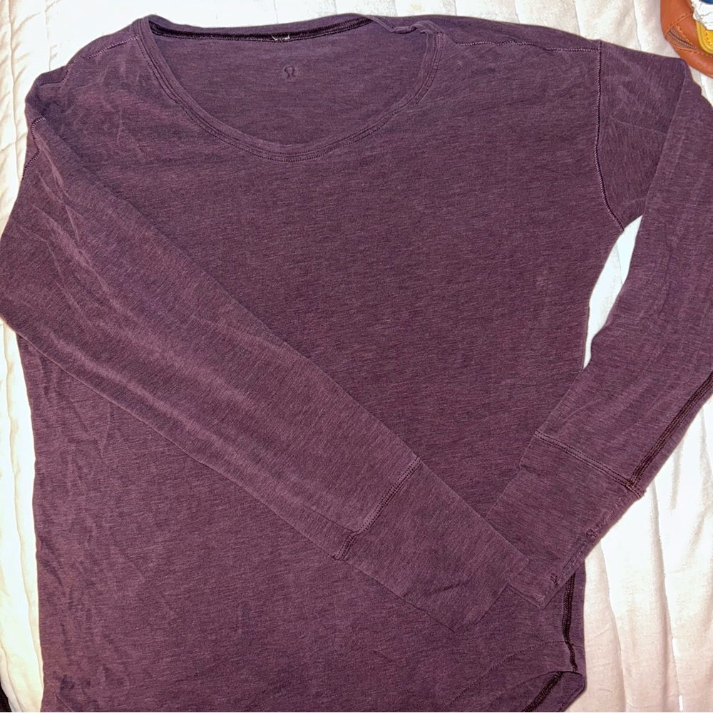 lululemon athletica Purple Women's Long Sleeve Top